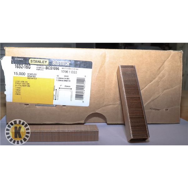 CASE OF STANLEY STAPLES