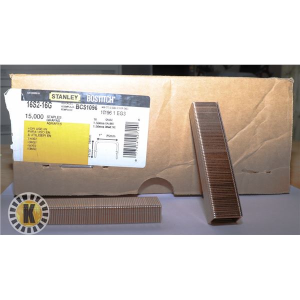 CASE OF STANLEY STAPLES