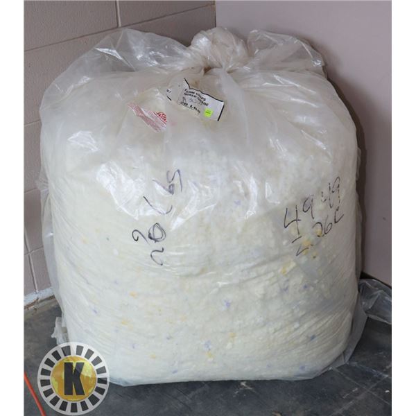 20Ib OF MIXED FOAM CHIPS