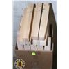 Image 1 : BOX OF 25 LH 9" LEG MAPLE