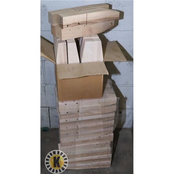 PILE OF 40 8" LEG MAPLE