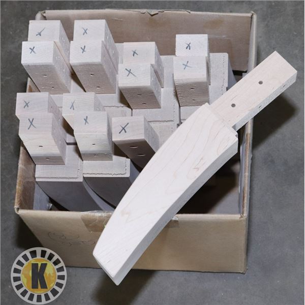 16 SETS OF 8" LEG MAPLE