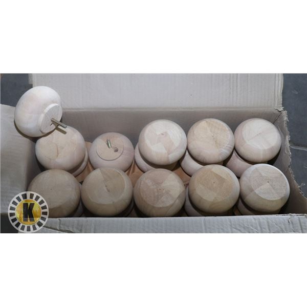 BOX OF 40 UNFINISHED BUN LEG