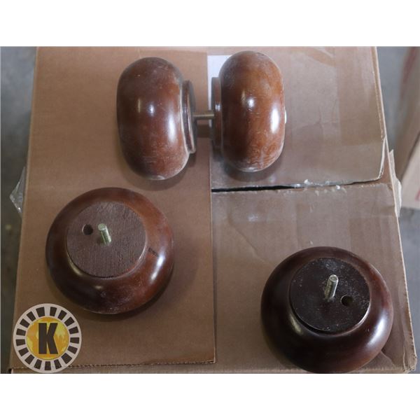 BOX OF 30 DARK BROWN BUN LEG