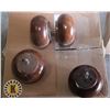 Image 1 : BOX OF 72 DARK BROWN BUN LEG
