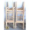 Image 1 : SET OF 4 UNFINISHED CHAIR