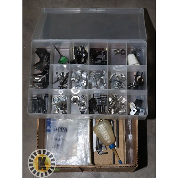 BOX OF SEWING TOOLS