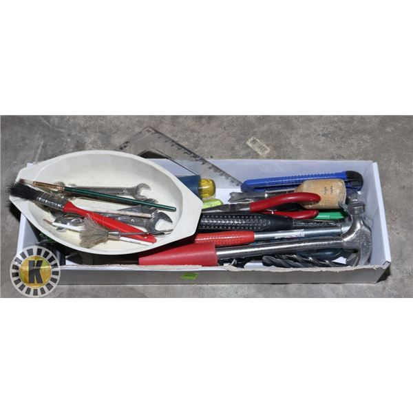 ASSORTED CONTAINER OF TOOLS