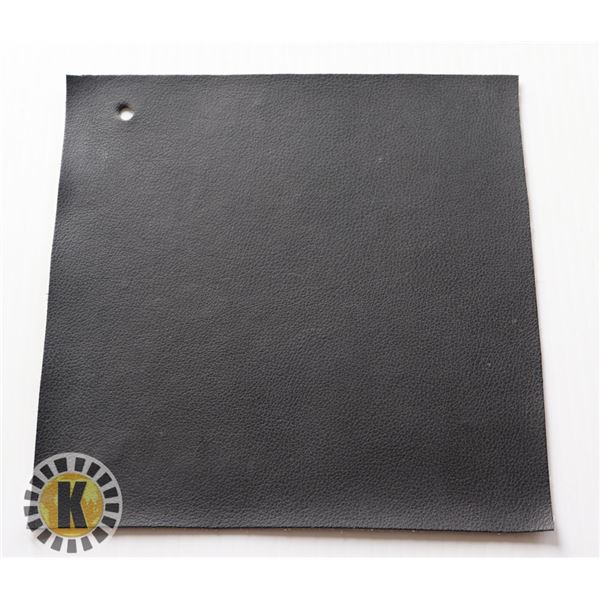 STOCK BLACK LEATHER LOOK