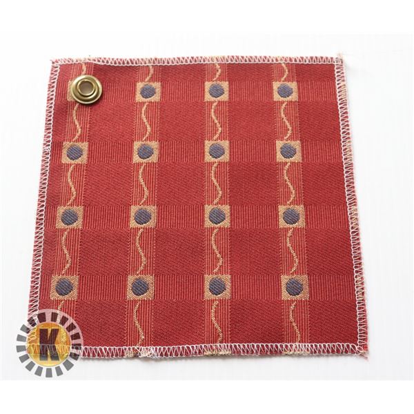 STOCK RED/YELLOW BLUE DOT SQUARES