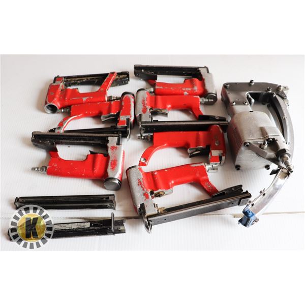 BUNDLE OF ASSORTED AIR TOOLS FOR PARTS OR REPAIRS