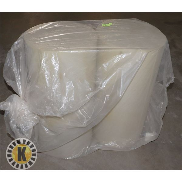 TWO UNUSED CYLINDER CUSHIONS