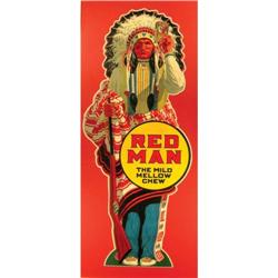 Red Man Tobacco Paper Sign