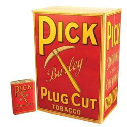Burley Pick Plug Cut Tobacco Store Display