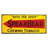 Image 1 : Spearhead Chewing Tobacco Porcelain Sign