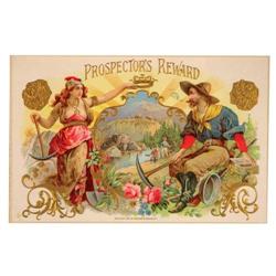 Prospectors Reward Cigar Box Label