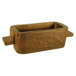 Cast Iron Gold Bar Mold