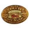 Image 1 : Rare Auto City Cigars Reverse Glass Sign
