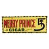 Image 1 : Merry Prince Cigar Reverse Glass Sign