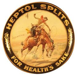 Rare Heptol Splits Tin Tip tray