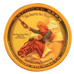 National Brewing Company Tin Tip Tray