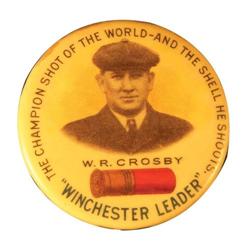 Winchester Leader Celluloid Pin Back