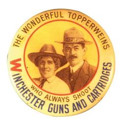 Winchester Guns and Cartridges Pin Back