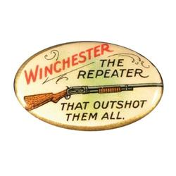 Winchester Repeater Celluloid Pin Back