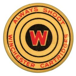 Winchester Cartridges Celluloid Pin Back