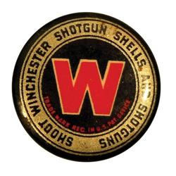 Winchester Shot Shells Celluloid Pin Back