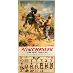 1917 Calendar For Winchester Guns