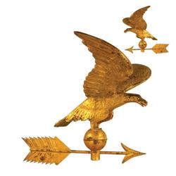 Gold Leaf Eagle Weathervane