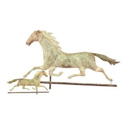 Rare Early Copper Horse Weathervane