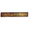 Image 1 : Wells Fargo and Co. Express Wood Sand Sign