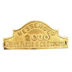 Wells Fargo and Co. Metal Hat Badge