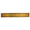 Image 1 : American Railway Express Wood Sand Sign