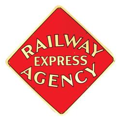 Railway Express Agency Porcelain Sign