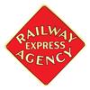 Image 1 : Railway Express Agency Porcelain Sign
