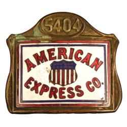 American Express Company Hat Badge
