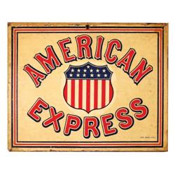 Rare American Express Calling Card Sign