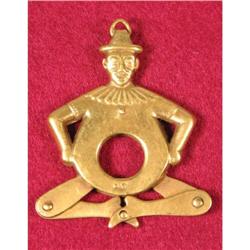 Brass Cigar Tip Cutter of Clown