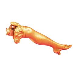 Ladies Leg gold plated cigar tip cutter
