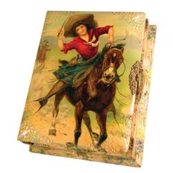 Western Americana Celluloid Photo Album