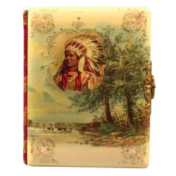 Western Americana Celluloid Photo Album