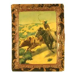 Western Americana Celluloid Photo Album