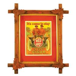 Red Spot Cigar Small Paper Sign