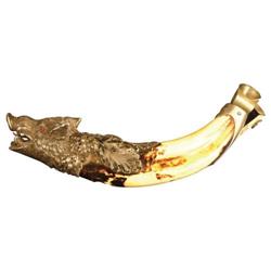 Stunning Boars Tusk Cigar Tip Cutter