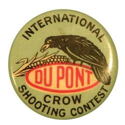 International Crow Shooting Contest Pin Back