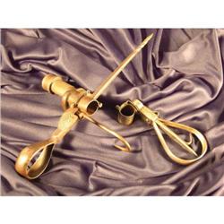 Lot of two miner candle sticks