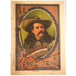 1904 Pawnee Bill Show Program